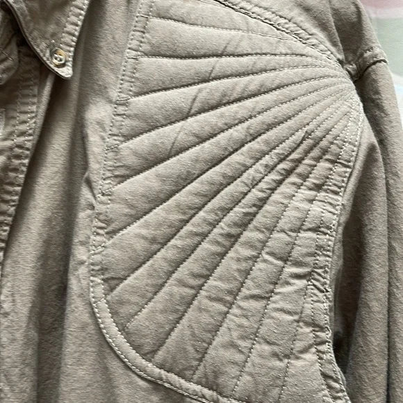 TAG Safari left handed Hunter khaki long sleeve button shirt XL - Picture 4 of 7